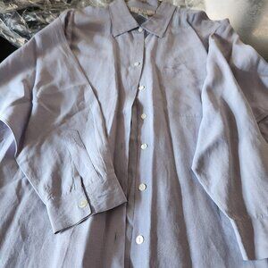 Lavender linen blouse